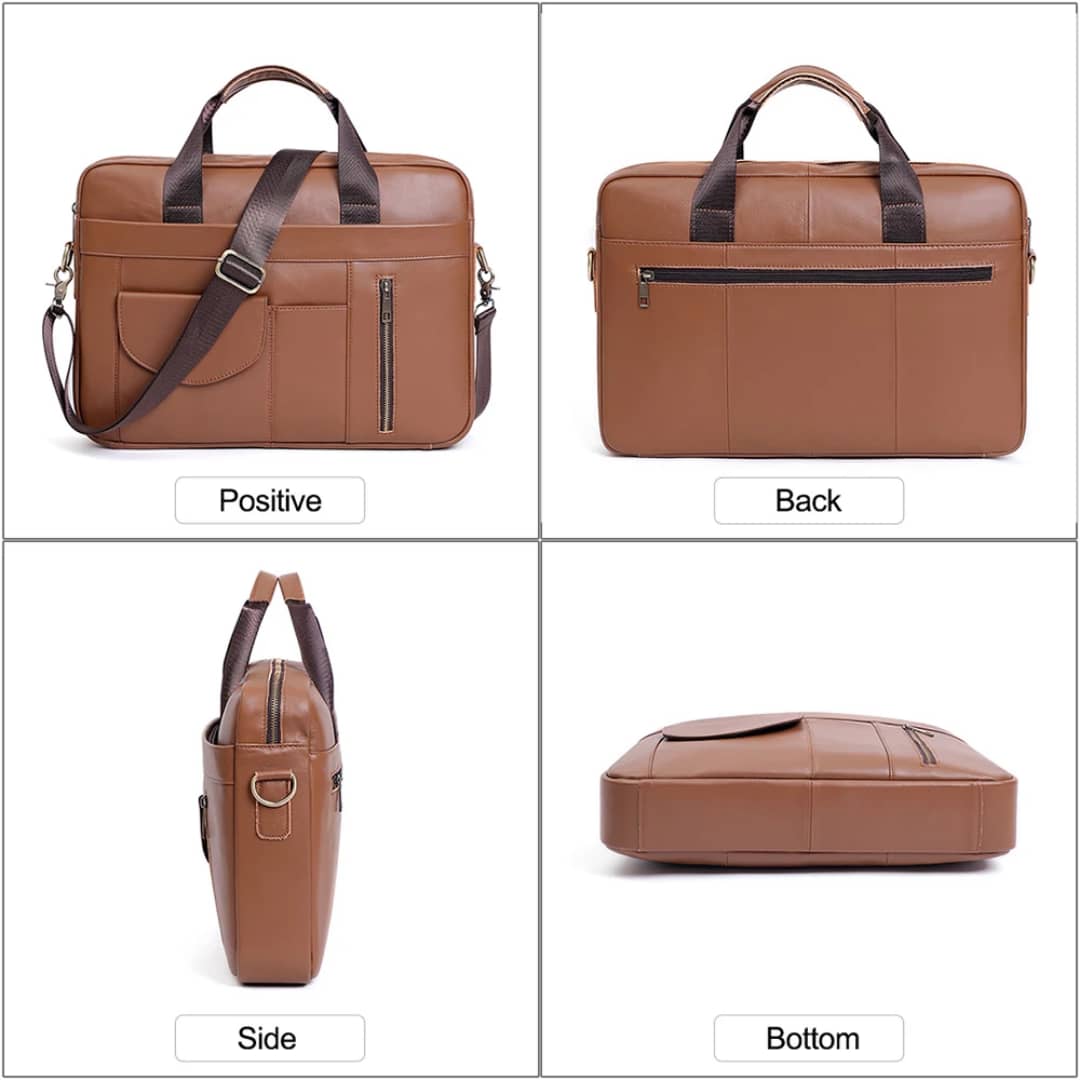 Sacs en cuir véritable 15.7" - Image 3